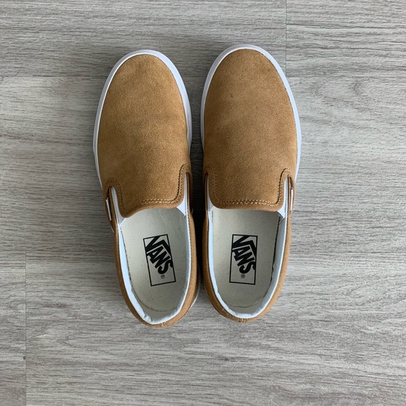 camel colored vans